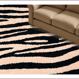 Ultra Soft Area Rug, Non Slip, Stain Resistant, Washable Area Rugs for Living Room, Bedroom, Animal Print Narrow Hallway Rug Charcoal Pastel Tones(Pink)