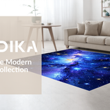 Enchanting Radiant Night Sky Motif(Blue)