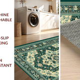 Vintage Earthy Geometric Motif(Blue)