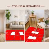 Striking Modern Sport Motif(Red)