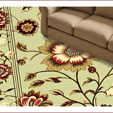 Ultra Soft Area Rug, Non Slip, Stain Resistant, Washable Area Rugs for Living Room, Bedroom, Soft Floral Transitional Living Room Rug(Beige)