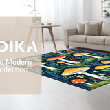 Quirky Nature Inspired Colorful Accent(Blue)