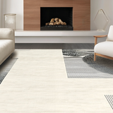 Ultra Soft Area Rug, Non Slip, Stain Resistant, Washable Area Rugs for Living Room, Bedroom, Artistic High-Contrast Animal Motif(Gray)
