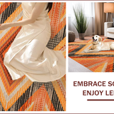Modern Orange Lattice Aesthetic(Orange)