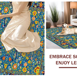 Eclectic Colorful Medallion Motif(Blue)