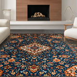 Chic Navy Orange Diamond Arrangement(Blue)