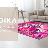 Lively Colorful Tiger Motif(Pink)