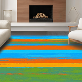 Artistic Fluid Brushstroke Design(Blue)