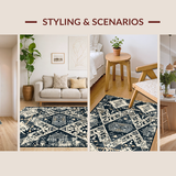 Chic Ethnic Patterned Design(Black)