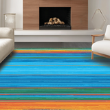 Whimsical Gradient Wave Motif(Blue)