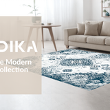 Chic Retro Medallion Aesthetic(Blue)