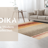 Ultra Soft Area Rug, Non Slip, Stain Resistant, Washable Area Rugs for Living Room, Bedroom, Chic Minimalist Animal Skin Motif(Beige)