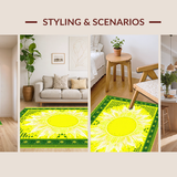 Earthy Tones with Hexagonal Shape(Yellow)