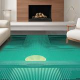 Chic Modern Ombre Waves(Green)