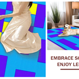 Cheerful Multicolor Learning Surface(Blue)