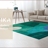 Whimsical Earth Tones Circular Motif(Green)