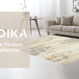 Chic Vintage Distressed Floral Elegance(Beige)