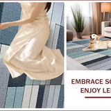 Ultra Soft Area Rug, Non Slip, Stain Resistant, Washable Area Rugs for Living Room, Bedroom, Abstract Serenity Zen Space Rug(Gray)