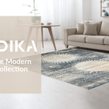Ultra Soft Area Rug, Non Slip, Stain Resistant, Washable Area Rugs for Living Room, Bedroom, Rustic Mystic Tidal Patterns(Blue)