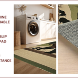 Ultra Soft Area Rug, Non Slip, Stain Resistant, Washable Area Rugs for Living Room, Bedroom, Rustic Earthy Bear Scene(Brown)