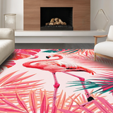 Vibrant Green Monstera Leaf Motif(Pink)