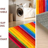 Charming Multicolored Striped Aesthetic(Blue)