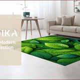 Ultra Soft Area Rug, Non Slip, Stain Resistant, Washable Area Rugs for Living Room, Bedroom, Cottagecore Green Moss Bathroom Mat Non-Slip Absorbent(Green)
