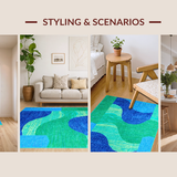 Eclectic Curvilinear Design Palette(Blue)