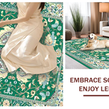Sophisticated Textured Floral Fusion(Green)
