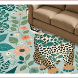 Ultra Soft Area Rug, Non Slip, Stain Resistant, Washable Area Rugs for Living Room, Bedroom, Jungle Animal Tiger(Gray)