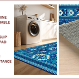 Ultra Soft Area Rug, Non Slip, Stain Resistant, Washable Area Rugs for Living Room, Bedroom, Modern Light Blue Nursery Accent Carpet for Kids(Blue)