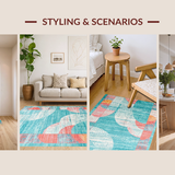 Elegant Toned Linear Design(Blue)