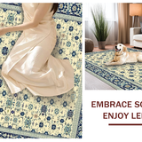 Transitional Floral Motif Elegance(Beige)
