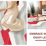 Charming Red Geometric Theme(Red)
