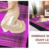 Bold Geometric Illusion Motif(Pink)