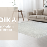 Ultra Soft Area Rug, Non Slip, Stain Resistant, Washable Area Rugs for Living Room, Bedroom, Elegant Light Grey Bubble Motif(Gray)