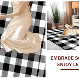 Elegant Lattice in Contrast(Black)