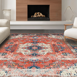 Artistic Coral and Blue Fusion(Red)