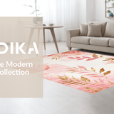 Elegant Curvilinear Botanical Design(Pink)