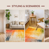 Colorful Retro Sunbeam Style(Yellow)