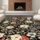 Artistic Abstract Floral Aesthetic(Black)