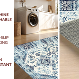 Rustic Blue Tones with Artistic Flair(White)