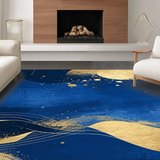 Chic Modern Color Block Motif(Blue)