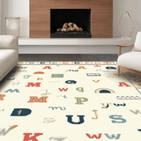 Cozy Round Learning Alphabet Decor(Beige)