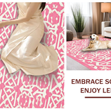 Contemporary Lattice Design with Hues(Pink)