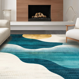 Contemporary Calm Tiled Design(Blue)