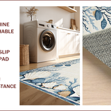 Coastal Nautical Shell Motif(Ivory)