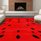 Playful Retro Citrus Motif(Red)