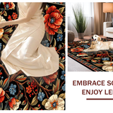 Elegant Black Floral Elegance(Black)