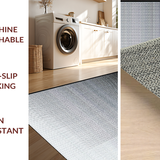 Ultra Soft Area Rug, Non Slip, Stain Resistant, Washable Area Rugs for Living Room, Bedroom, Cozy Plush Shaggy Elegance(Gray)